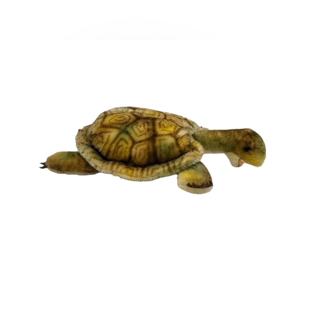 Vintage STEIFF Mohair SLO Turtle Mohair Plush Figure 1960s NO TAG